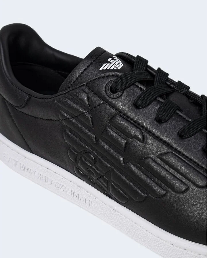 Black And White Polyethylene Men's Sneaker - Image 4