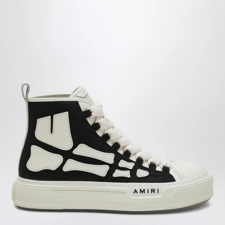 Black and white Sneaker Skel Court Hi