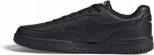 Black Artificial Leather Men's Sneaker - Image 2
