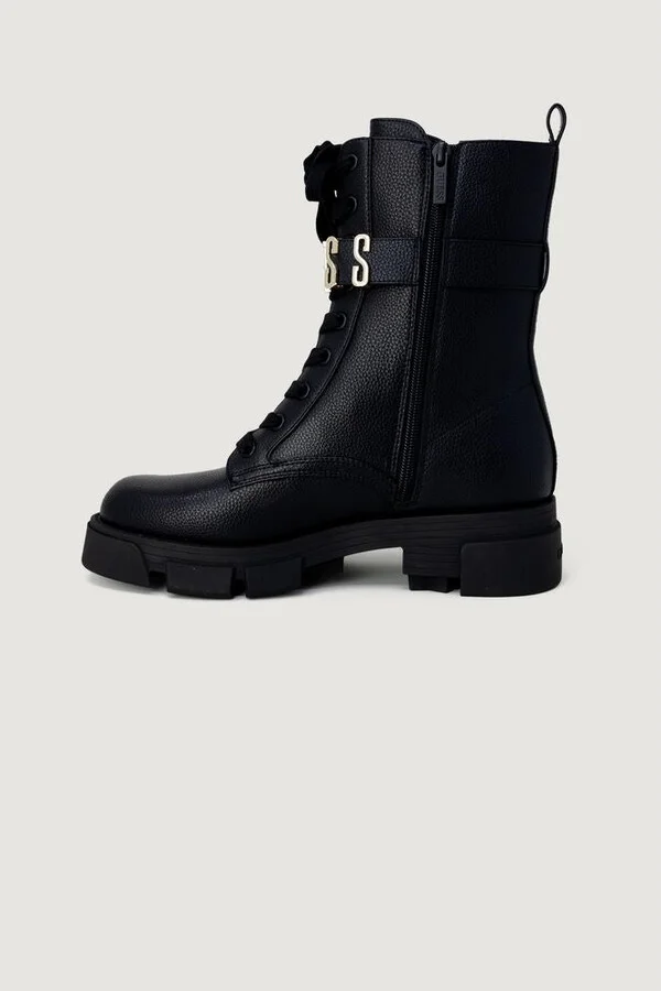 Black Artificial Leather Women's Boot - Image 4