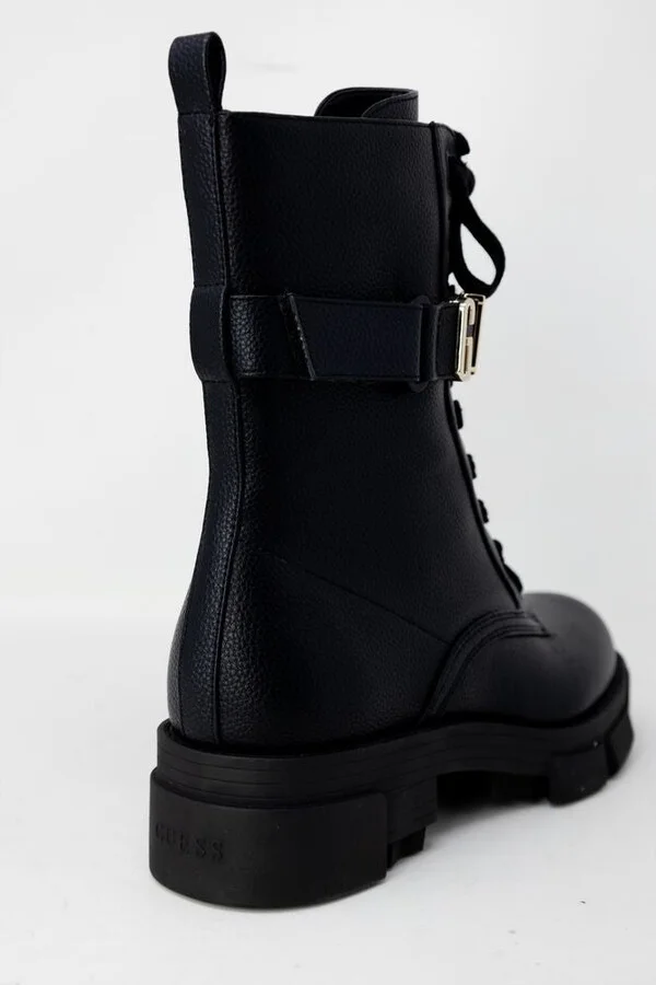 Black Artificial Leather Women's Boot - Image 5
