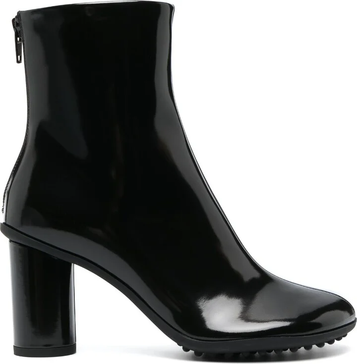 Black Atomic 75 Ankle Boots