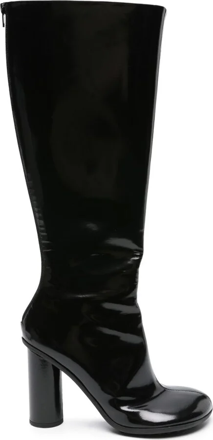 Black Atomic 90 Leather Boots