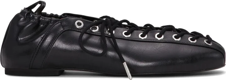 Black Ballet Flats
