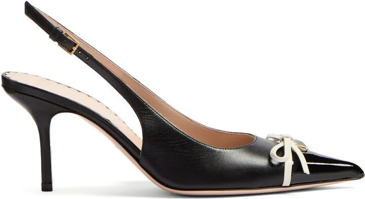 Black Bepointy Pumps