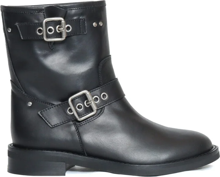 Black Biker Boots