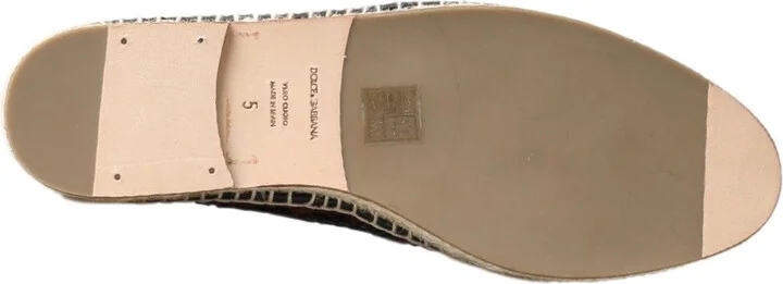 Black Bordeaux Buffalo Leather Espadrille Men's Shoes - Image 6