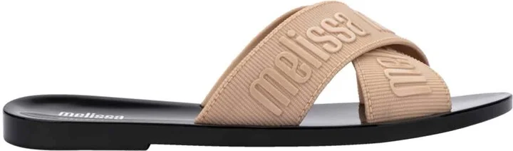 Black / Brown M Lover Slide - Strap - Black Beige