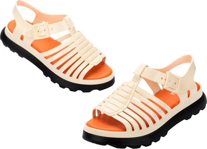 Black / Brown / Orange Gloria Platform - Black Beige Orange - Image 2