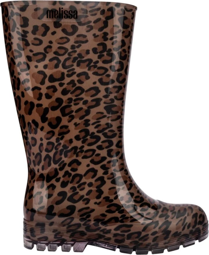 Black / Brown Welly Boot - Brown, Black