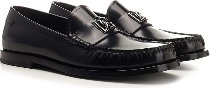 Black Brushed Leather Loafer - Image 2