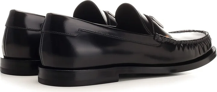 Black Brushed Leather Loafer - Image 3