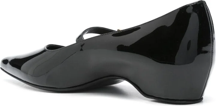 Black Buckled Pumps - Image 3