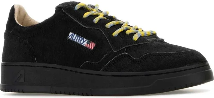 Black Calf Hair Medalist Sneakers - Image 2