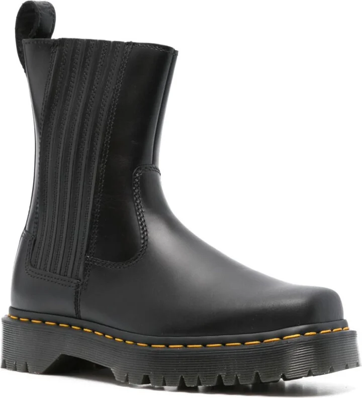 Black Calf Leather Amaayah Lo Boots - Image 2