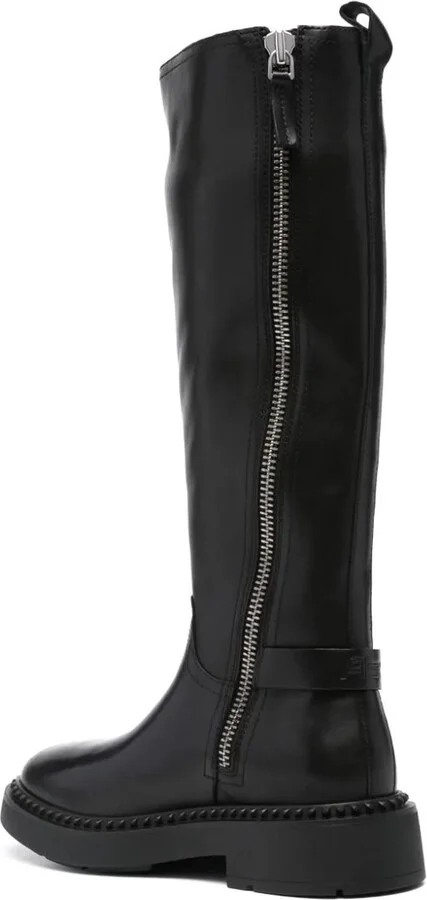 Black Calf Leather Madman Boots - Image 3