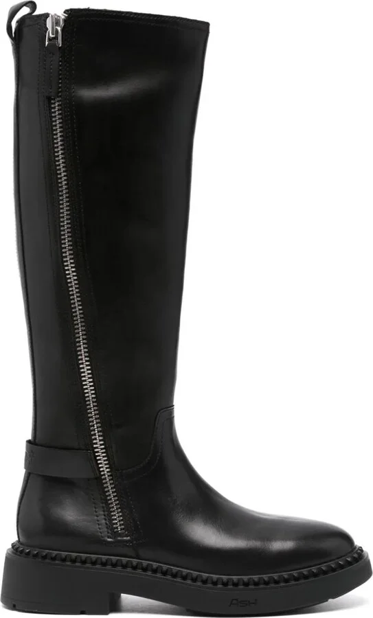 Black Calf Leather Madman Boots