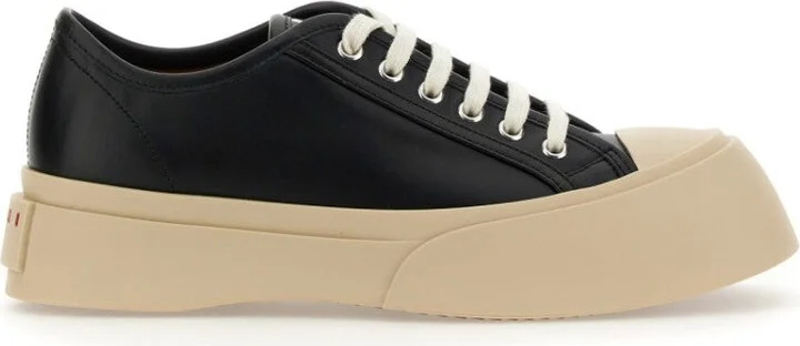 Black Calf Leather Sneakers