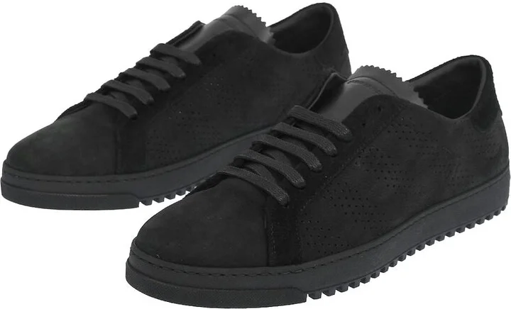 Black Calfskin Women Women's Sneaker - Image 2