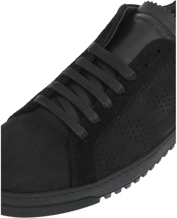Black Calfskin Women Women's Sneaker - Image 4