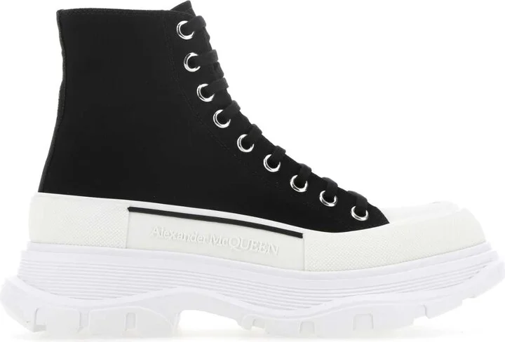 Black Canvas Canvas Sack Sneakers