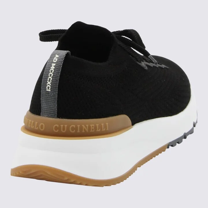 Black Canvas Sneakers - Image 2