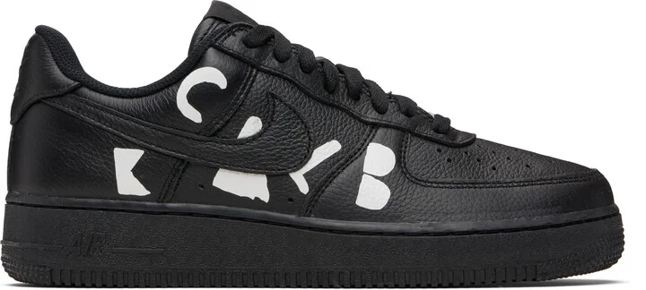 Black Comme des Garçons Black Nike Edition Air Force 1 Low Retro SP Sneakers