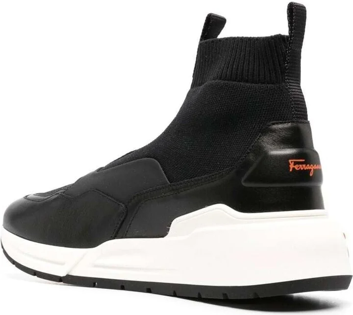 Black Cosma Sock High-top Sneakers Woman - Image 3