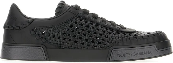 Black Crochet Sneakers