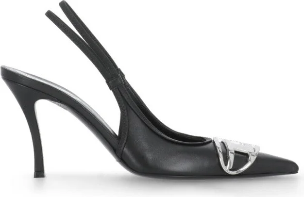 Black D-Venus Heeled Shoes