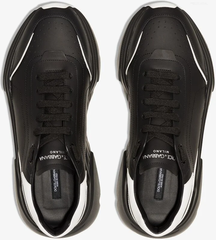 Black Daymaster Leather Sneakers - Image 4