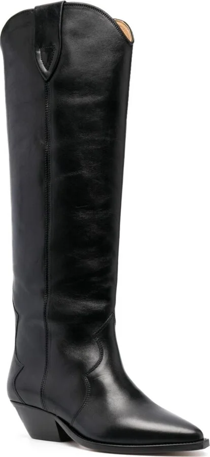 Black Denvee 40 Leather Boots - Image 2