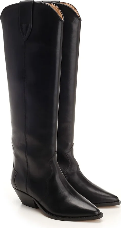 Black 'denvee' Texan Boot - Image 2