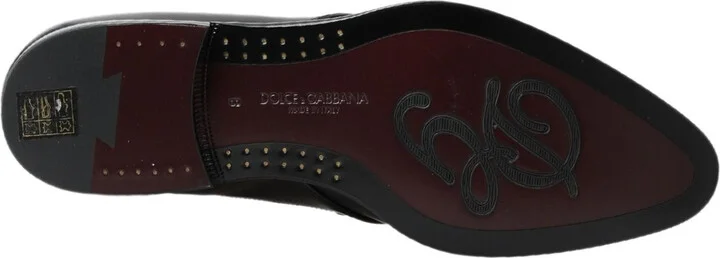 Black Derby Formal Dress Men's Shoes - Image 3