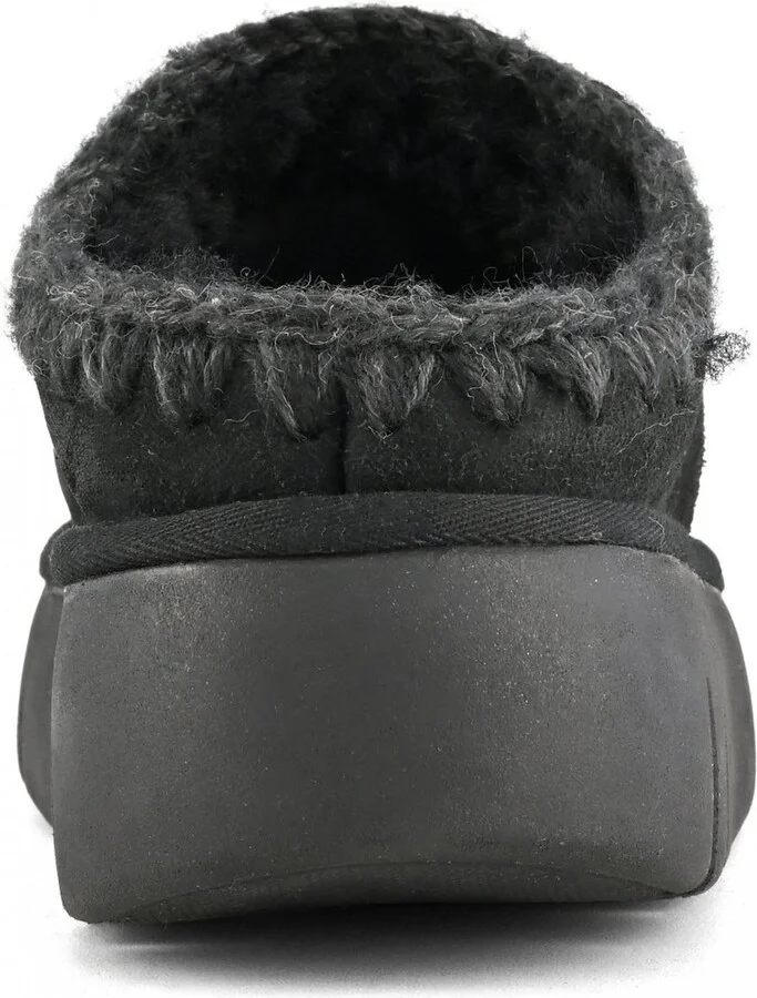 Black Double-face Sheepskin Bounce Clog - Image 4