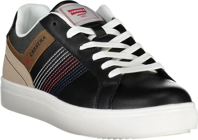 Black ECO Leather Men Men's Sneaker - Image 2