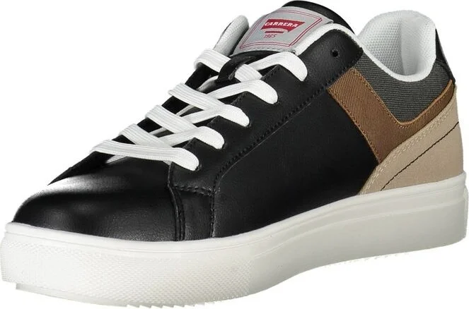 Black ECO Leather Men Men's Sneaker - Image 3