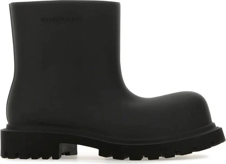 Black Eva Steroid Ankle Boots
