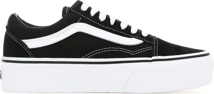 Black fabric Old Skool Platform sneakers