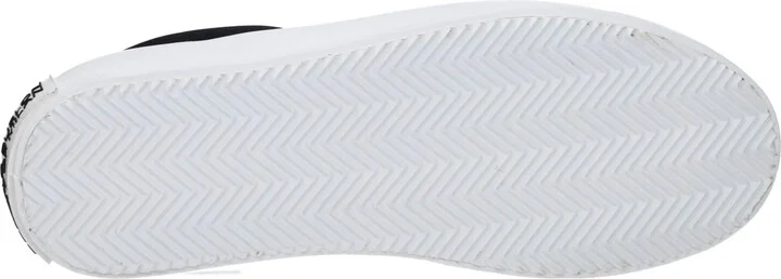 Black Fabric Slip-On Men's Loafers - Image 5