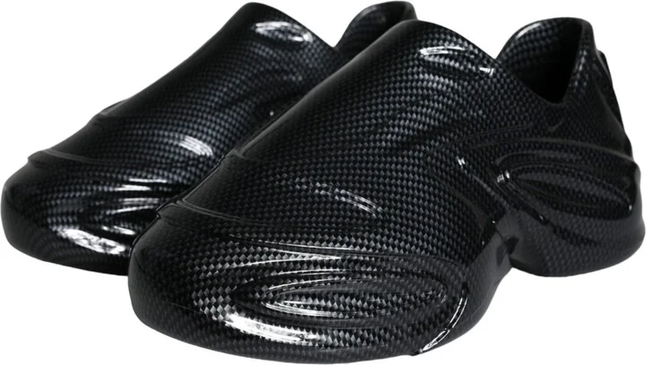 Black Foiled Rubber Toy Low Top Men Sneakers Men's Shoes - Image 3