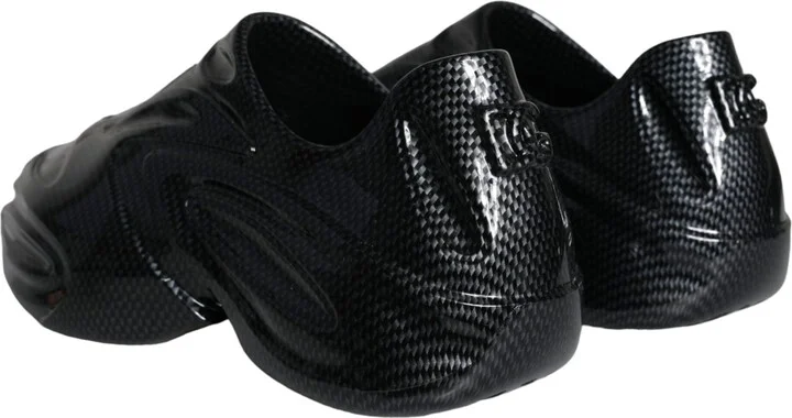 Black Foiled Rubber Toy Low Top Men Sneakers Men's Shoes - Image 4