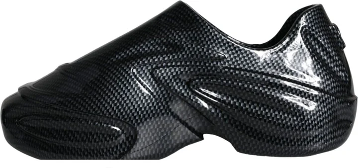 Black Foiled Rubber Toy Low Top Men Sneakers Men's Shoes - Image 5