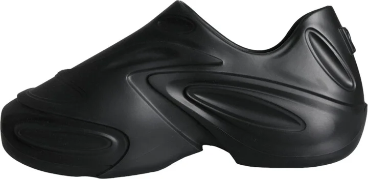 Black Foiled Rubber Toy Low Top Sneakers Men's Shoes - Image 5