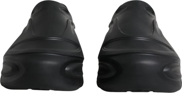 Black Foiled Rubber Toy Low Top Sneakers Men's Shoes - Image 2