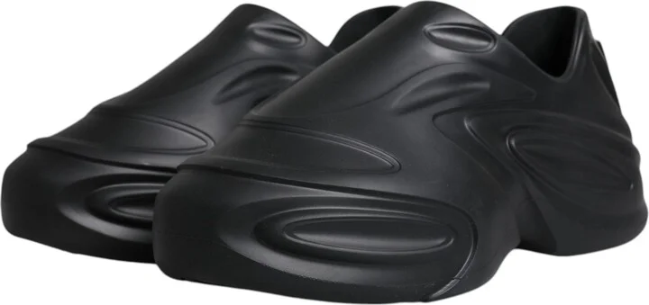 Black Foiled Rubber Toy Low Top Sneakers Men's Shoes - Image 4