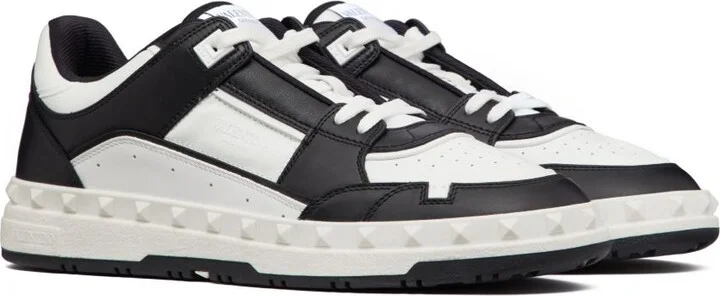 Black Freedots Leather Sneakers - Image 2