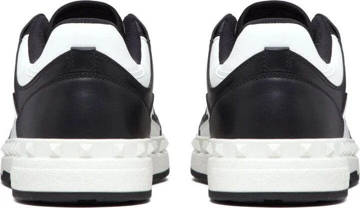 Black Freedots Leather Sneakers - Image 3
