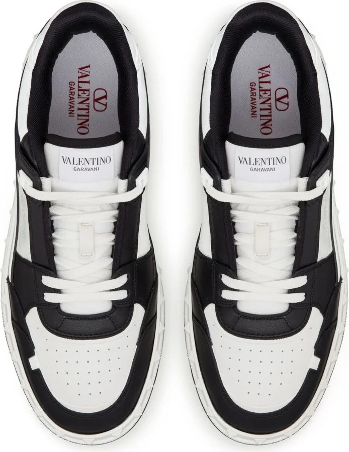 Black Freedots Leather Sneakers - Image 4