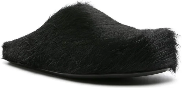 Black Fussbett Sabot Mules - Image 2